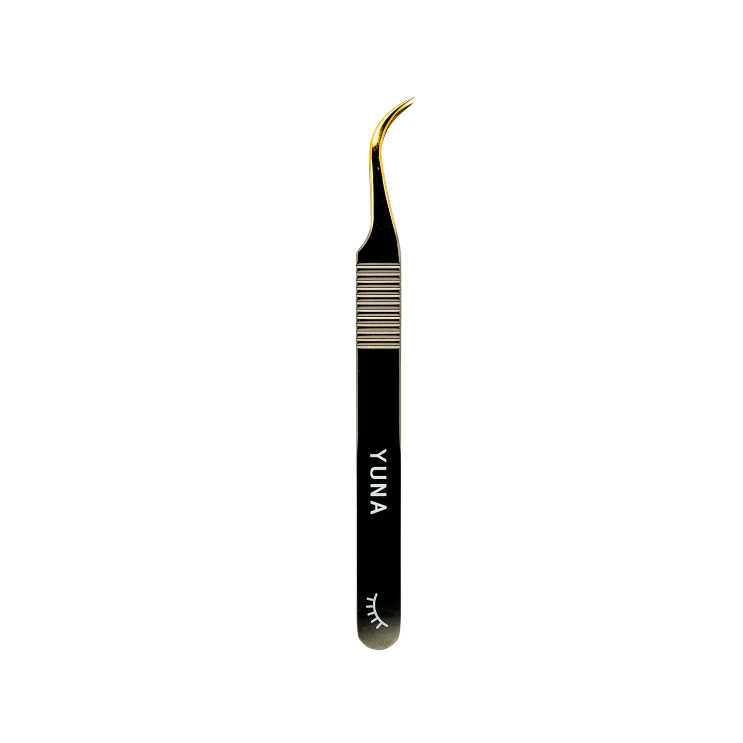 Black & Gold Collection - YUNA - Curved Tweezer